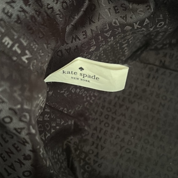 Large Kate Spade Black Leather Tote - Picture 7 of 8